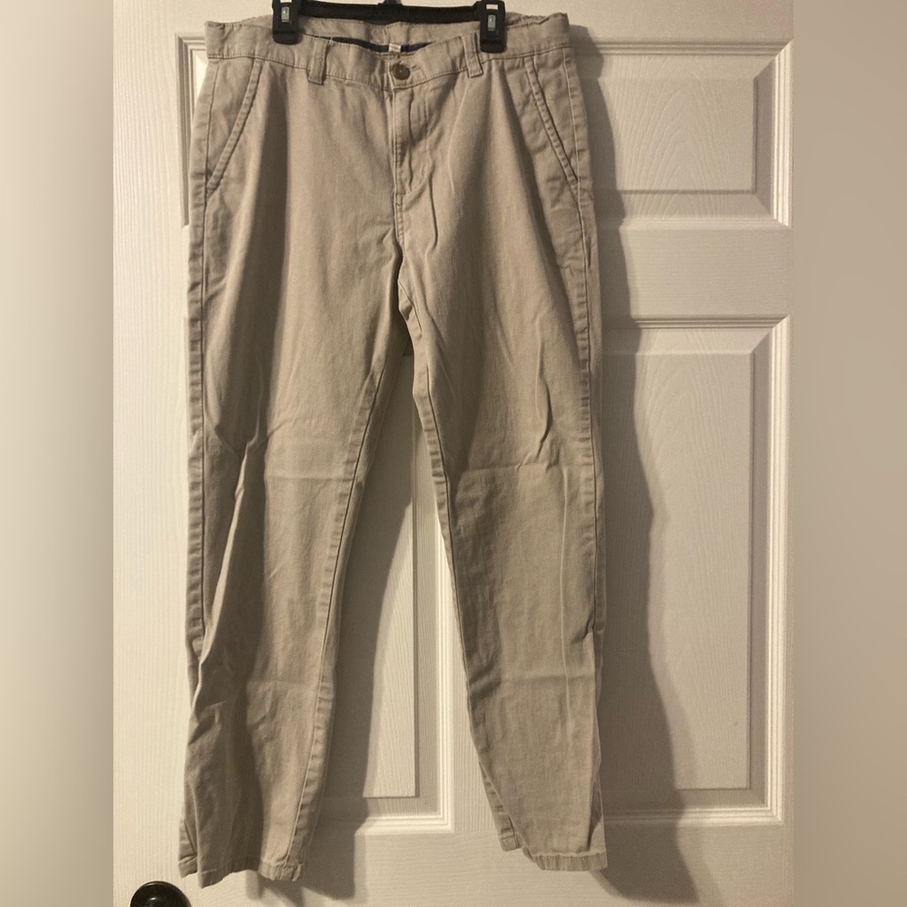 Izod Men's Khaki Chinos 16 Husky